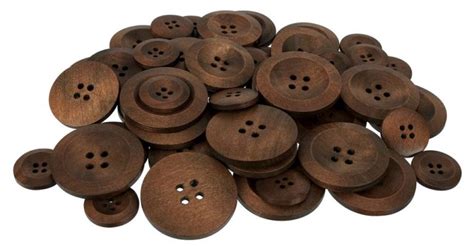 Assorted Wooden Buttons 50pcs Play‘nlearn Educational Resources