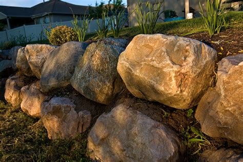 Rock Retaining Wall With Steps