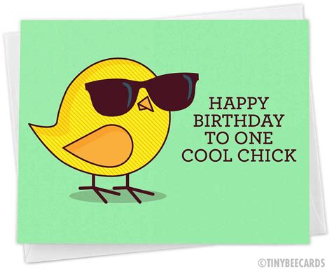Funny Birthday Card For Her Happy Birthday To One Cool Etsy
