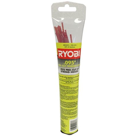 Free shipping on orders over $25 shipped by amazon. Ryobi 0.095 in. Pro Cut II Replacement Trimmer Line ...