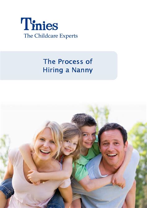The Process Of Hiring A Nanny By Tinies Childcare Issuu