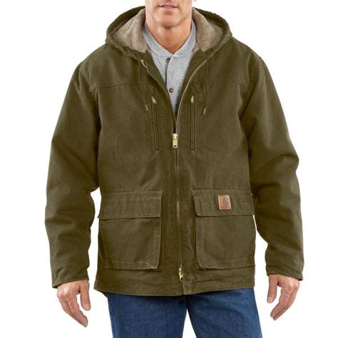 Carhartt Jackson Coat Sherpa Lined Discontinued Pricing Free Shipping