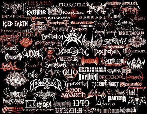 Hd Wallpaper Metal Band Heavy Metal Black Metal Typography Band