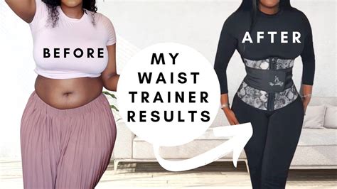 my waist trainer results before and after youtube