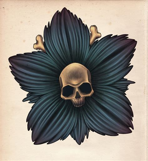 Top 104 Pictures Skull With Flowers Growing Out Of It Latest 102023