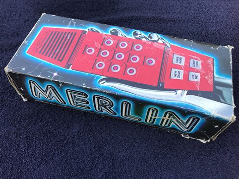 Merlin 1978 Parker Brothers Electronic Handheld Game W Box
