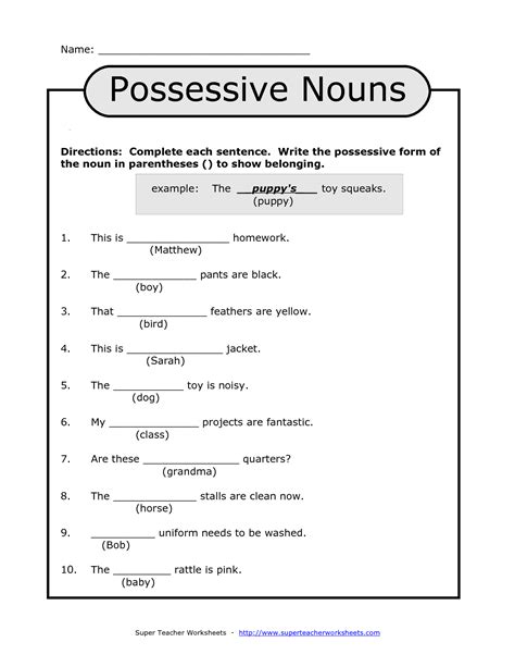 17 Worksheets Possessive Pronouns Sentence Worksheeto Com