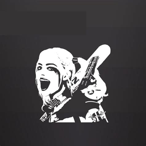 Buy Harley Quinn Vinyl Wall Decal Sticker Suicide Squad Car Laptop Animation