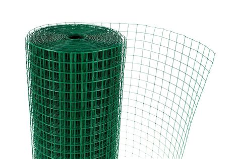 Fencing Mesh Garden Green Pvc Coated Galvanised Fence Chicken Wire