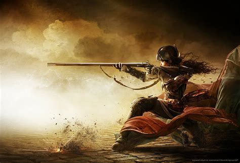 Hd Wallpaper Video Games Assassins Creed Liberation Gun Weapon Adult