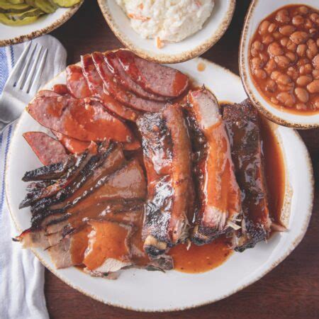 Brisket And Ribs Lukas BBQ Steakhouse