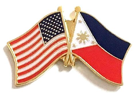 Philippines Flag Lapel Pin Double Phillipines