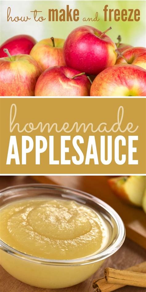 Homemade Applesauce Baby Food Recipe Bfc