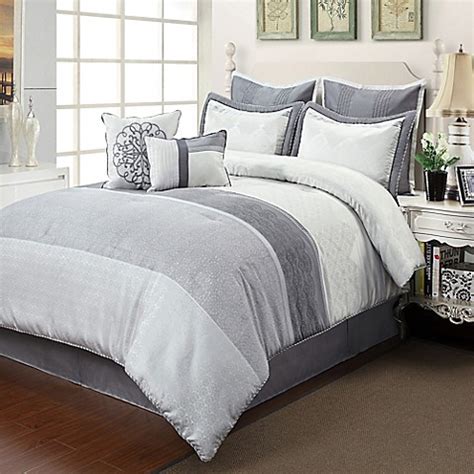 Find the perfect comforter or duvet insert at norstrom rack today in down or down alternative. Ciena Comforter Set in Silver/Grey - Bed Bath & Beyond