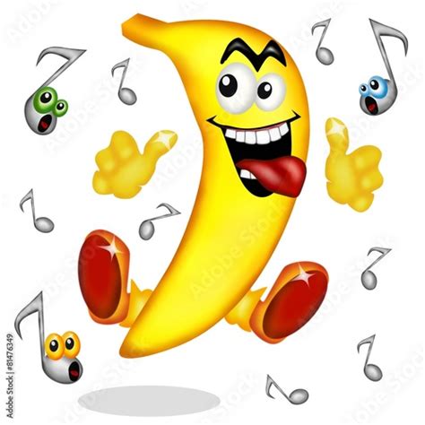 Banana Musica Rock Stock Illustration Adobe Stock