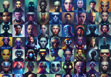 Sci Fi Character Portraits And Avatars