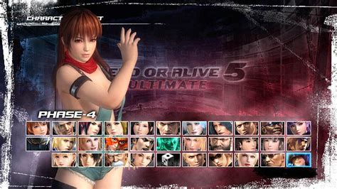 Dead Or Alive 5 Ultimate Phase 4 Overalls