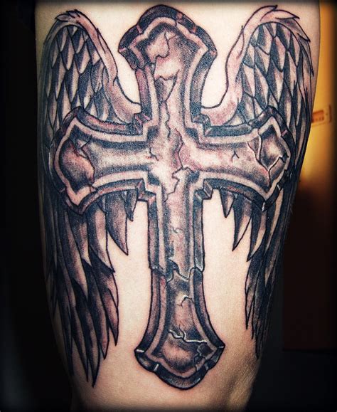 The four right angles meeting in the middle have always had a special meaning for mankind, even before the advent of the christian revelation. 25 Best Cross Tattoos Designs For Men - EchoMon