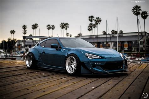 We added only the flares to give it a wider stance. Killagram's Rocket Bunny Scion FR-S - MPPSOCIETY