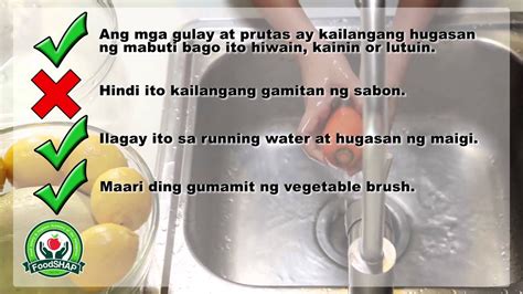 Food Safety Philippines Keep Clean Tagalog Youtube