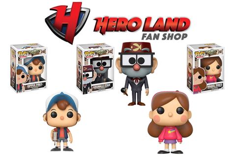 Dipper Mabel Y Stan Pines Funko Pop Gravity Falls Disney 135000