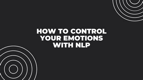 How To Control Your Emotions With Nlp Athens Nlp Studies