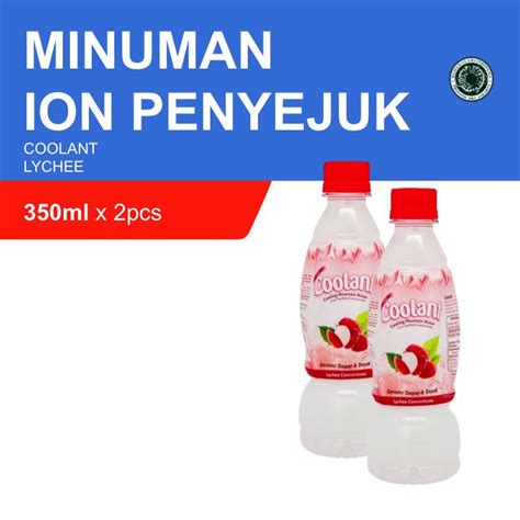Jual Coolant Minuman Ion Lychee 2 X 350 Ml Shopee Indonesia