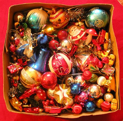 Vintage Christmas Ornaments Anche Questanno Natale è Fini Flickr