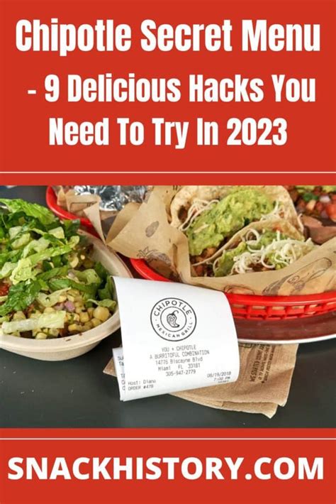 Chipotle Secret Menu 9 Delicious Hacks You Need To Try In 2023