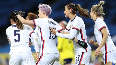 Us Womens Soccer Team Ties Sweden Extends Unbeaten Streak To 38