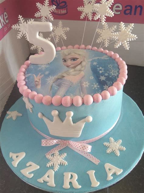 Elsa Frozen 20cm Cake And Bake
