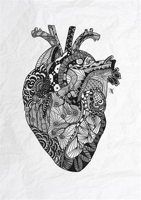 Artistic Heart Drawings