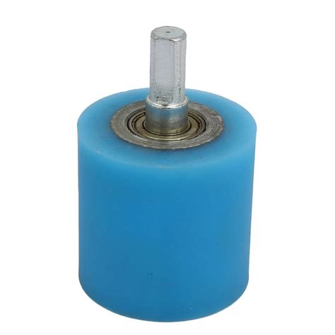 10mm Dia Shaft 50mmx50mm Coating Machine Silicon Rubber Wheel Roller
