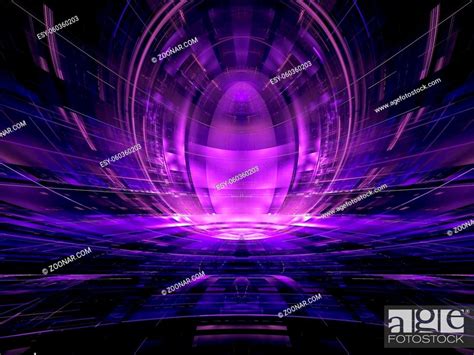 Concept Virtual Reality Sci Fi Or Esoteric Background Abstract