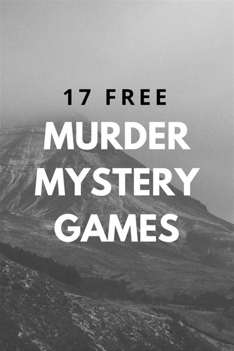 Murder Mystery Scripts For Your Next Murder Mystery Party Artofit