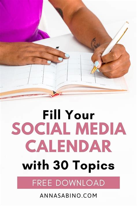 30 Social Media Topic Ideas For Your Social Media Content Pinterest