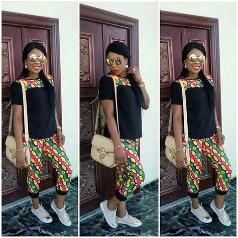 Trending Ankara Trouser And Top Styles For Ladies 2018 - Fashionre