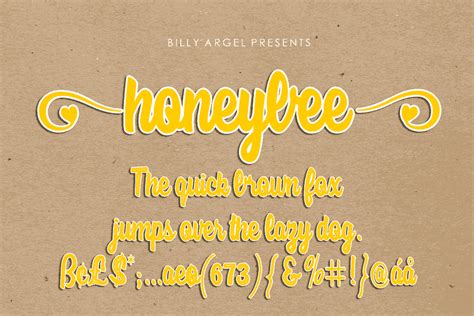 Honeybee Roots Color Font Billy Argel Fonts Fontspace