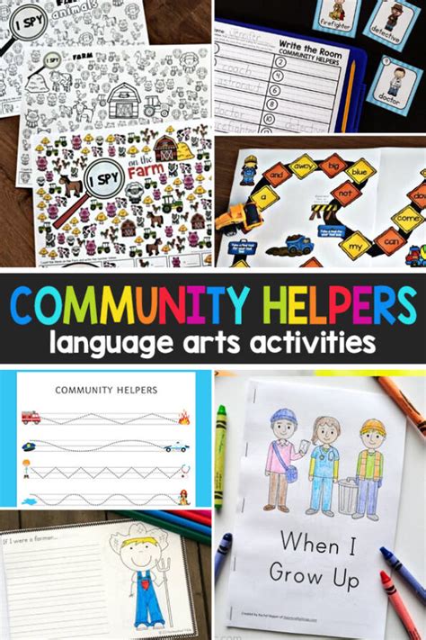Community Helpers Theme With Crafts Activities Free Printables And Books