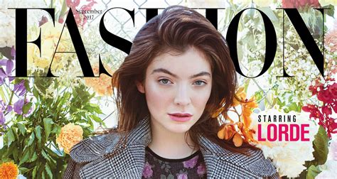 Lorde Gets Ethereal For ‘fashion Magazine Cover Lorde Magazine