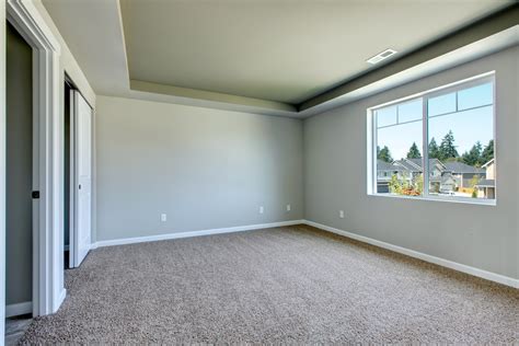 New Empty Room With Beige Carpet Auburn Carpet