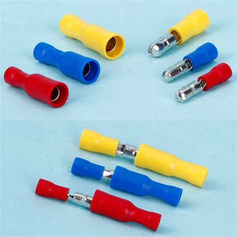 50x 100x Insulated Femaleandmale Bullet Connector Wire Crimp Terminals