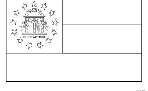 How To Draw Georgia Flag Drawing The Georgian Flag Coloring Pages For