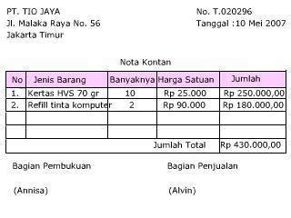 Kas kecil dan buka tutup kasir. Yang bukan termasuk dalam bukti pembayaran Dana kas kecil ...