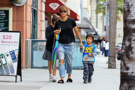 Halle Berry Visits The Dentist With Nahla And Maceo Sandra Rose