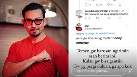 Artis Meninggal Usai Ke Podcastnya Denny Sumargo Kalau Bisa Gantiin
