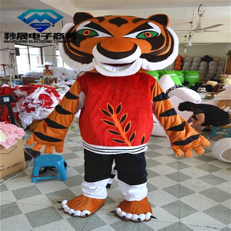 New Tigress Tiger Kung Fu Panda Mascot Costume Fancy Dress In Mascot