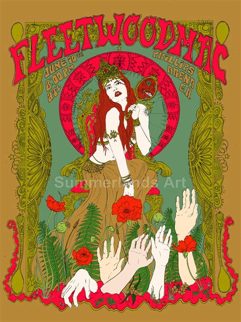 Fleetwood Mac Fine Art Print 55x70cm Giclee Gallery Grade Etsy