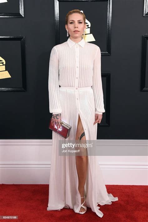 Singer Skylar Grey Attends The 59th Grammy Awards At Staples Center