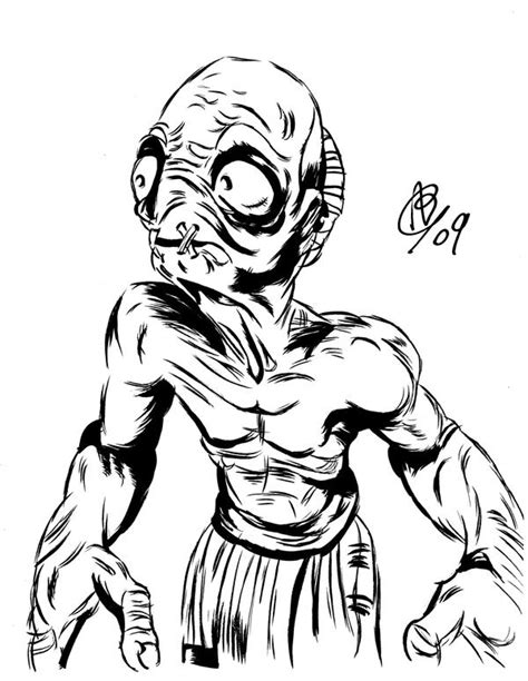 Oddworld Abes Drawing01 By Alexbaxthedarkside On Deviantart